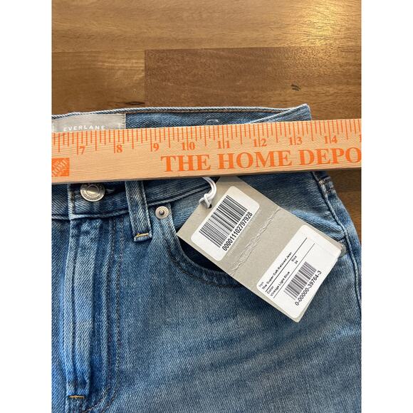 Everlane The Super-Soft Relaxed Straight Leg Jean in Vintage Light Blue 24 NWT - Picture 14 of 14